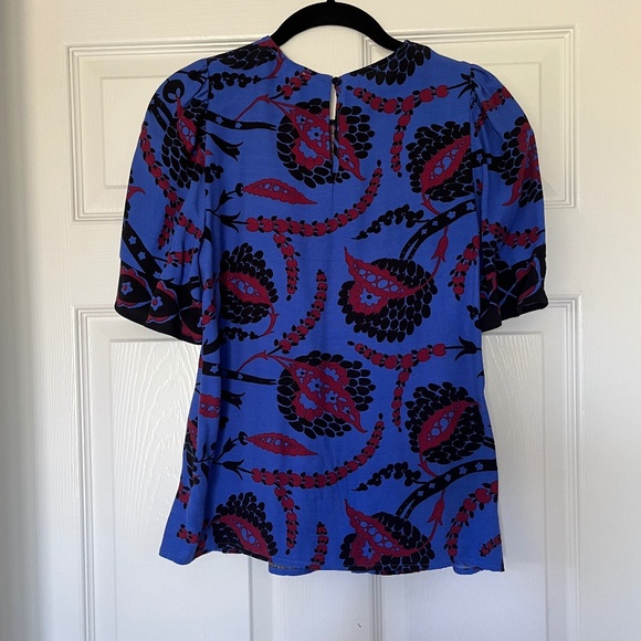 Sezane Lulla Blouse - Atla blue, size 4 - Picture 5 of 5